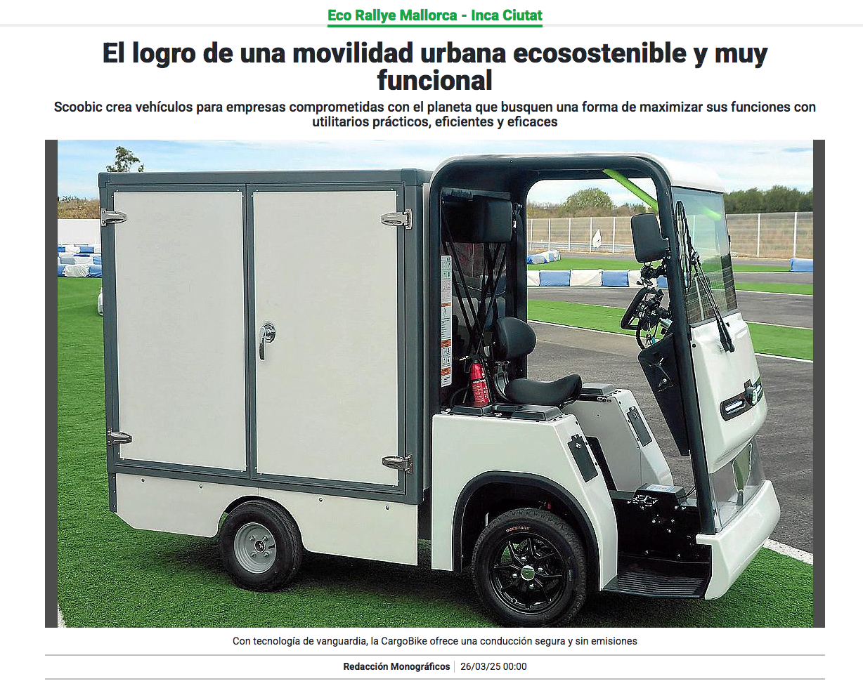Scoobic Presente en el Eco Rallye Mallorca